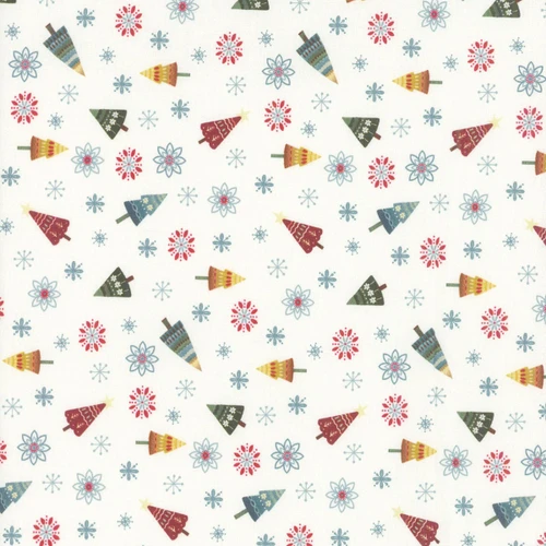 Henry Glass Fabrics Nordic Holiday Village MaryJane Carey Santa